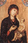 Duccio di Buoninsegna Madonna with Child and Two Angels (Crevole Madonna) dfg oil painting artist